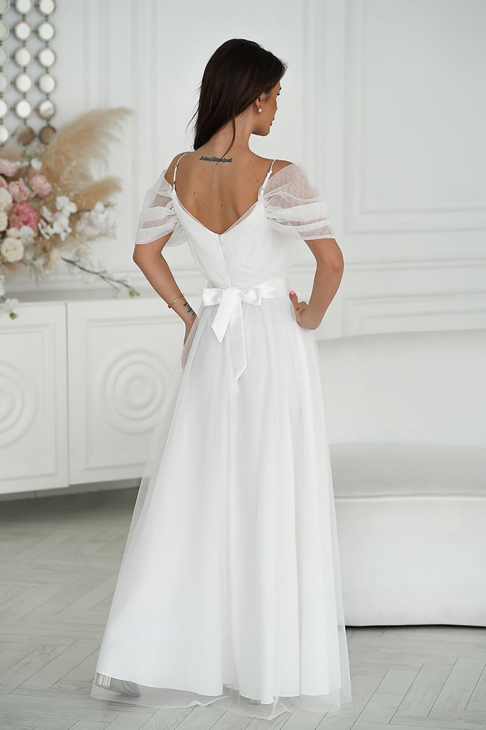Long dress model 196092 Bicotone