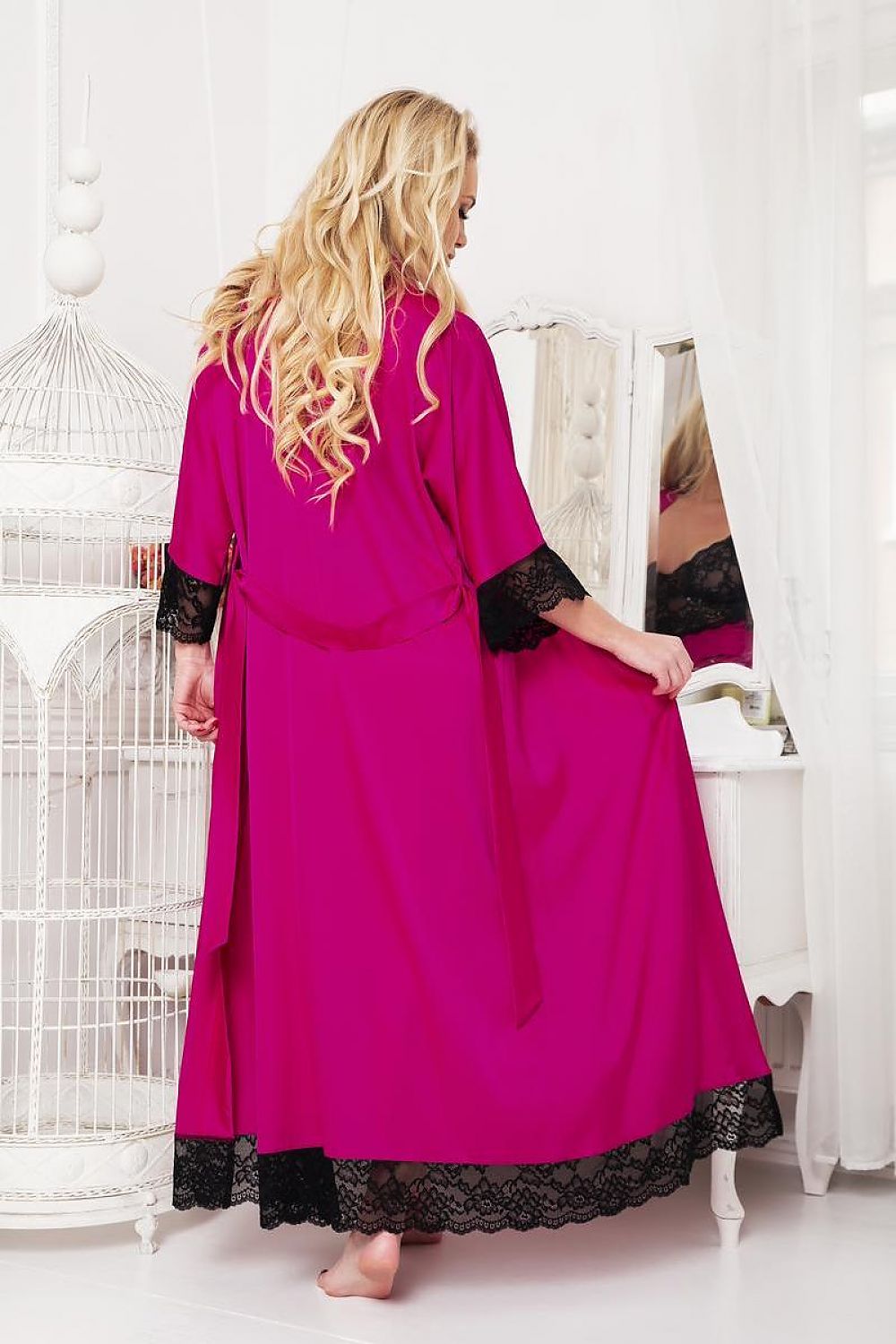 Long bathrobe model 197569 Kalimo