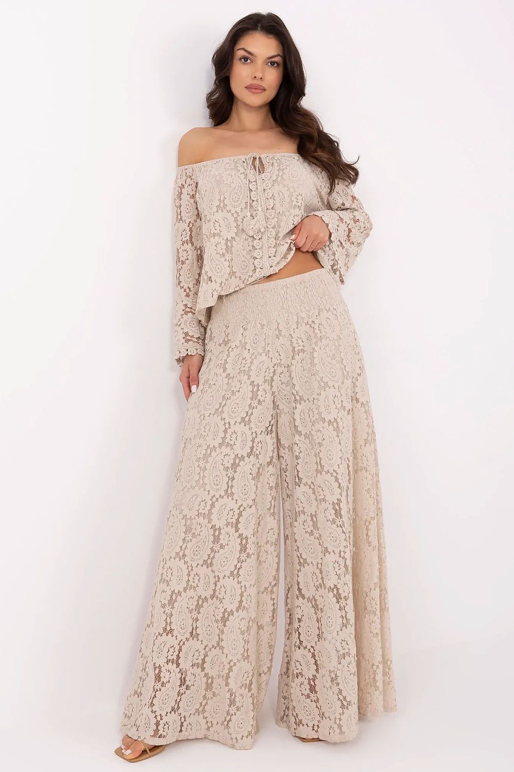 Lace pants model 211436 Italy Moda