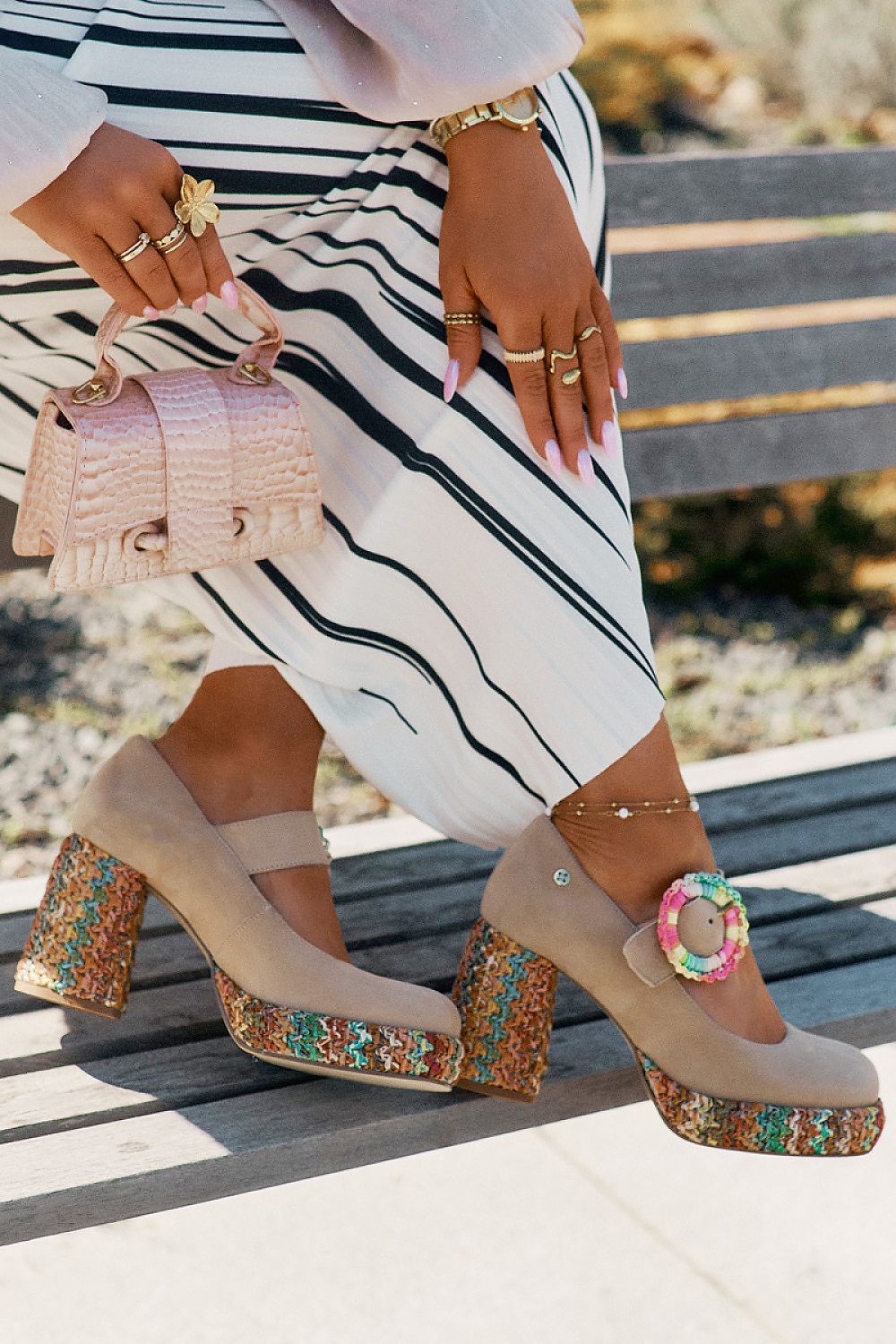 Block heel pumps model 212999 Step in style