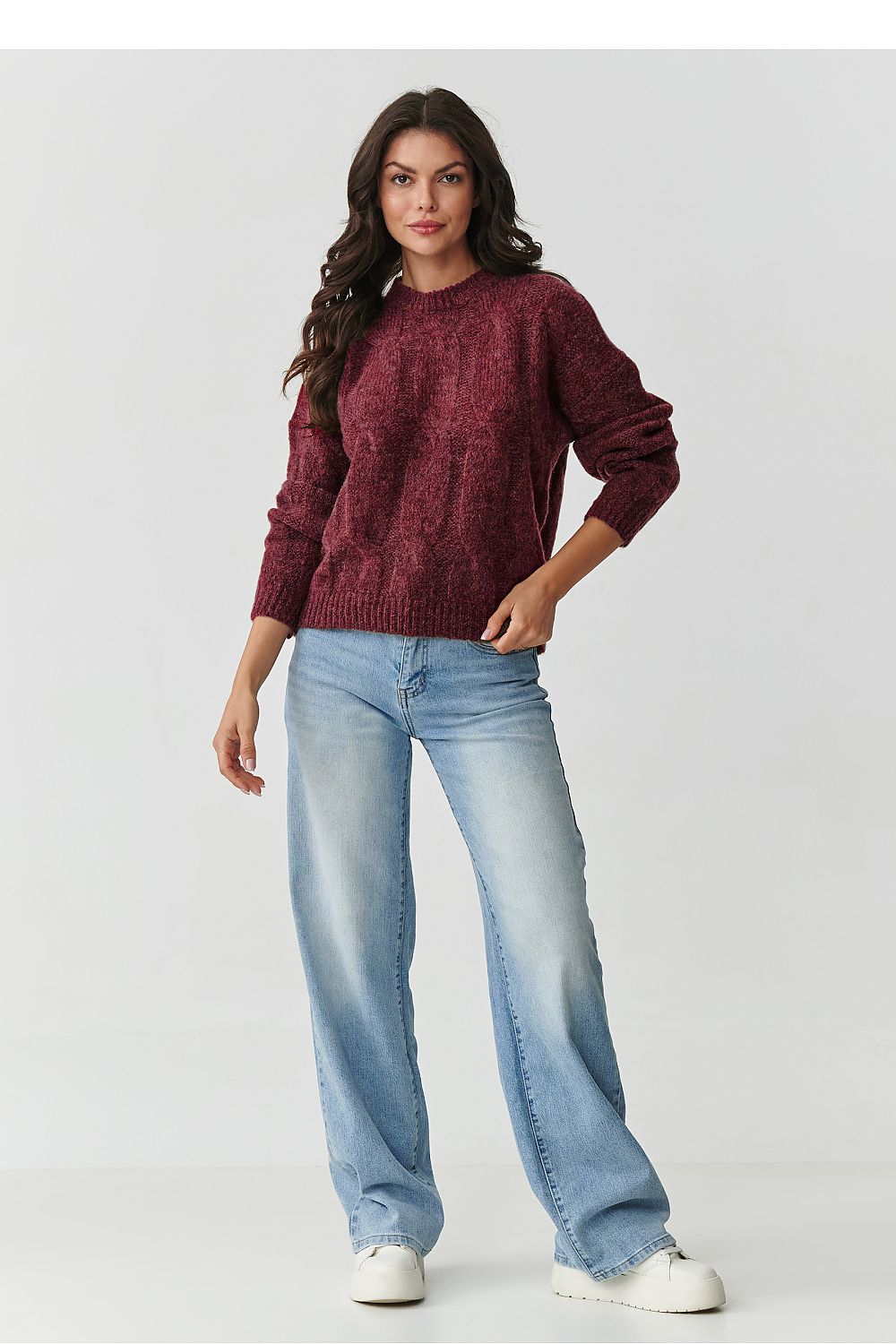 Jumper model 217359 Makadamia
