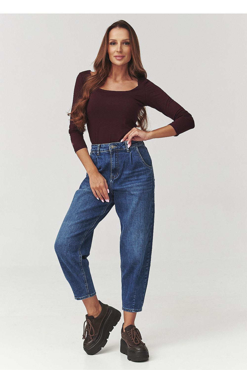 Blouse model 219726 Makadamia