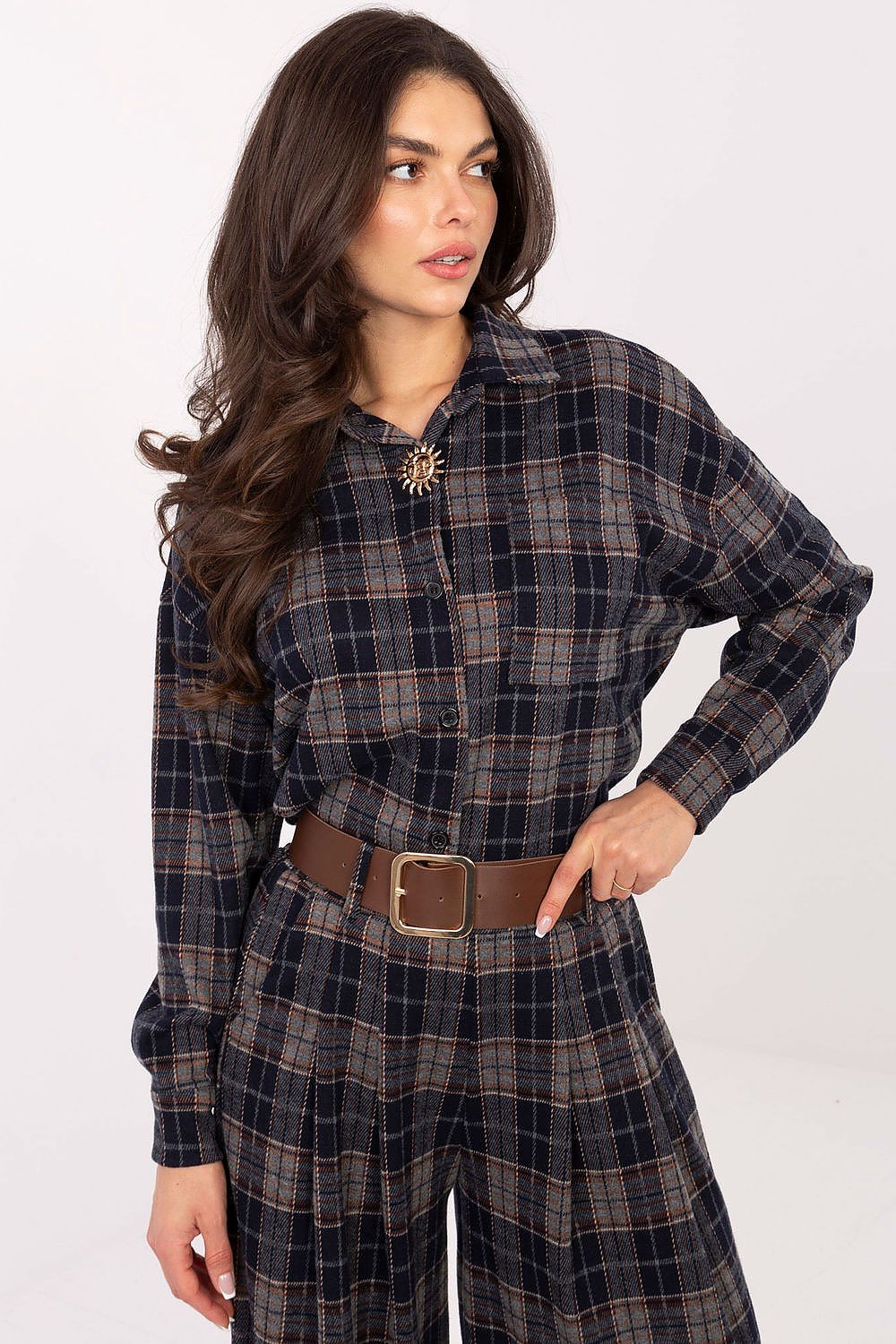 Long sleeve shirt model 220041 Italy Moda