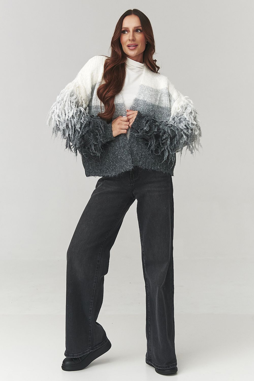 Cardigan model 220770 Makadamia