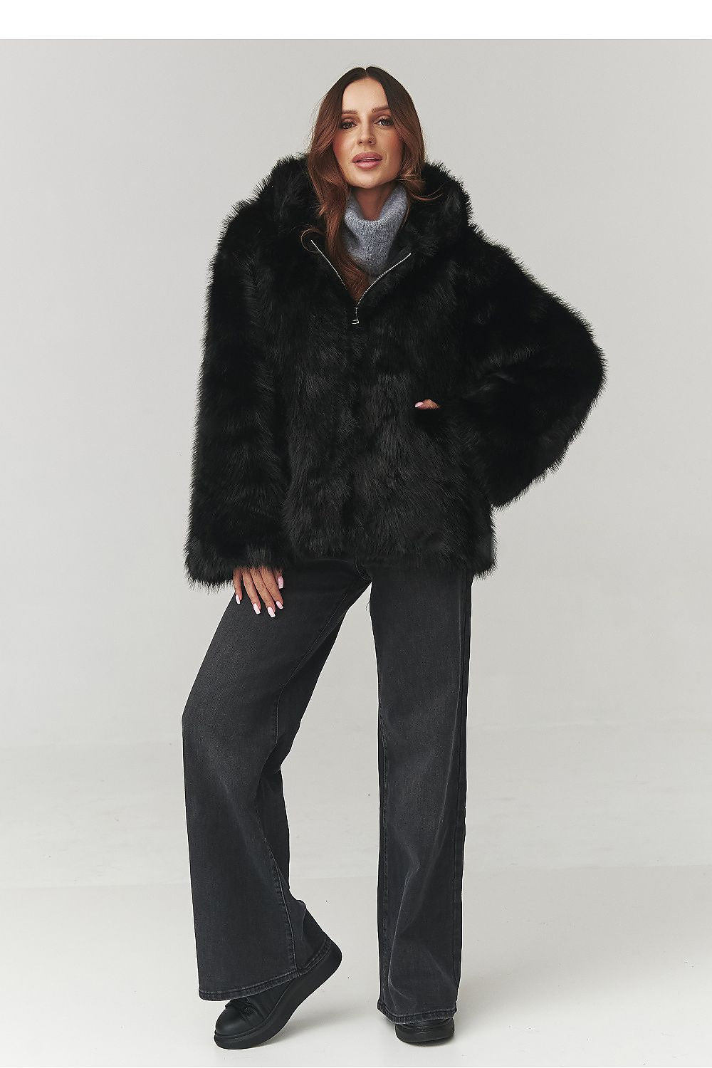 Jacket model 220798 Makadamia