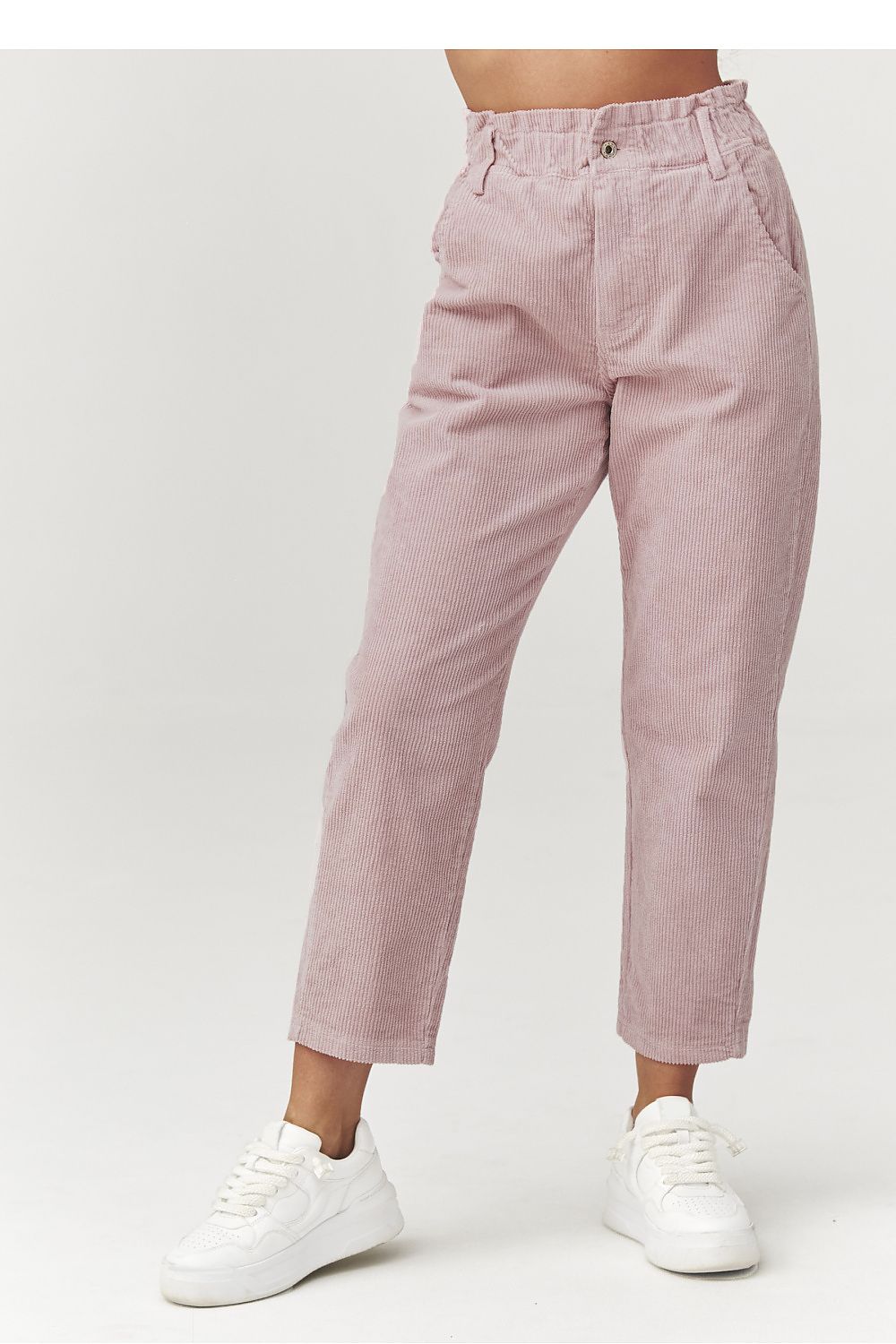 corduroy trousers model 223241 Makadamia