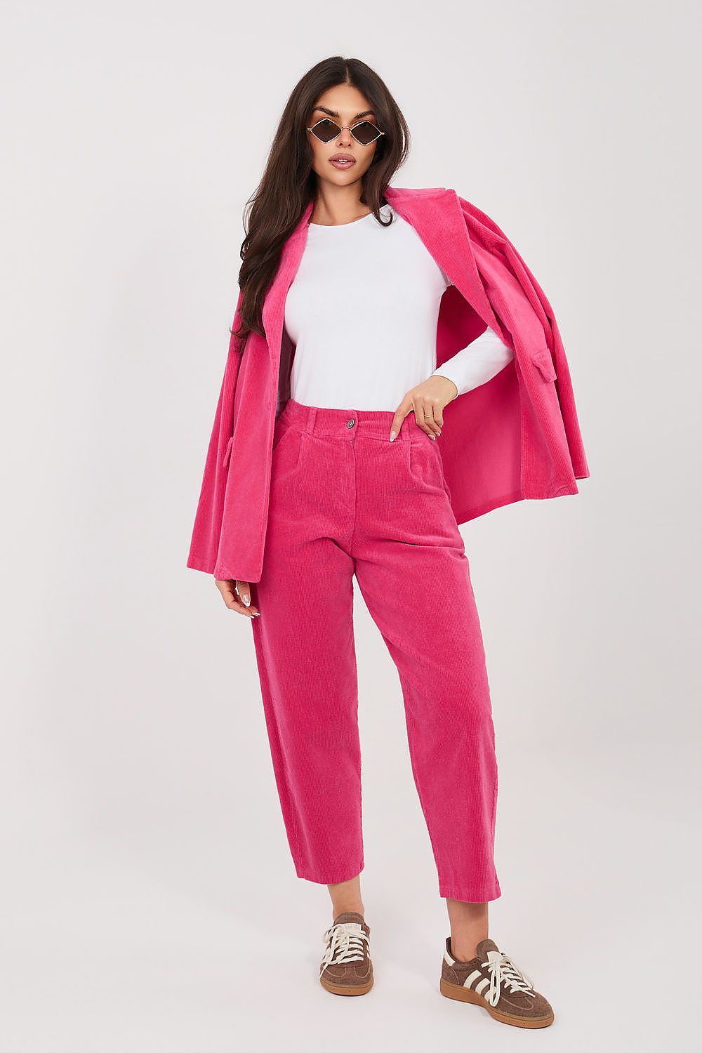 corduroy trousers model 225087 Rue Paris