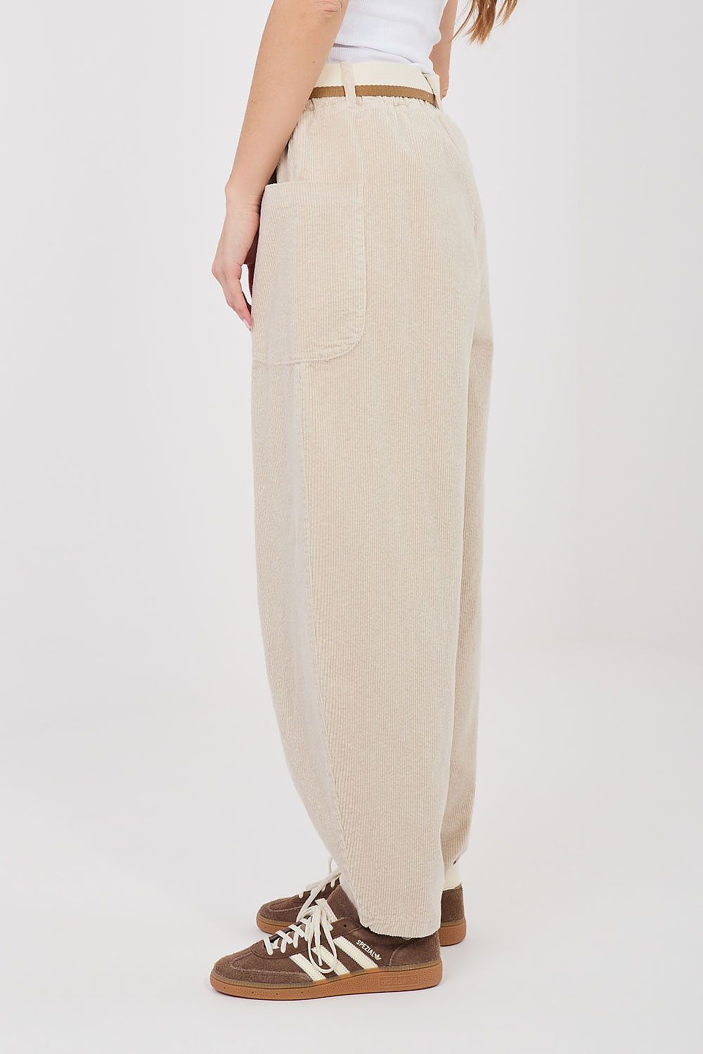 corduroy trousers model 225426 Rue Paris