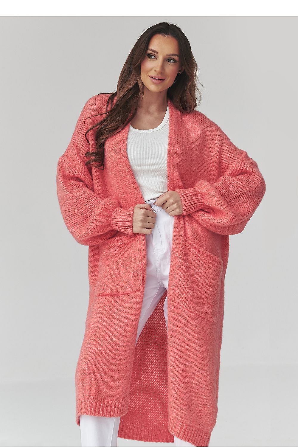 Cardigan model 226870 Makadamia