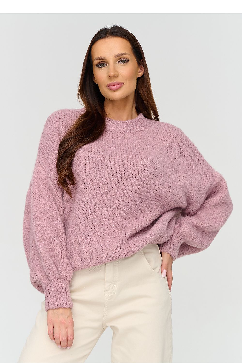 Jumper model 231990 Makadamia
