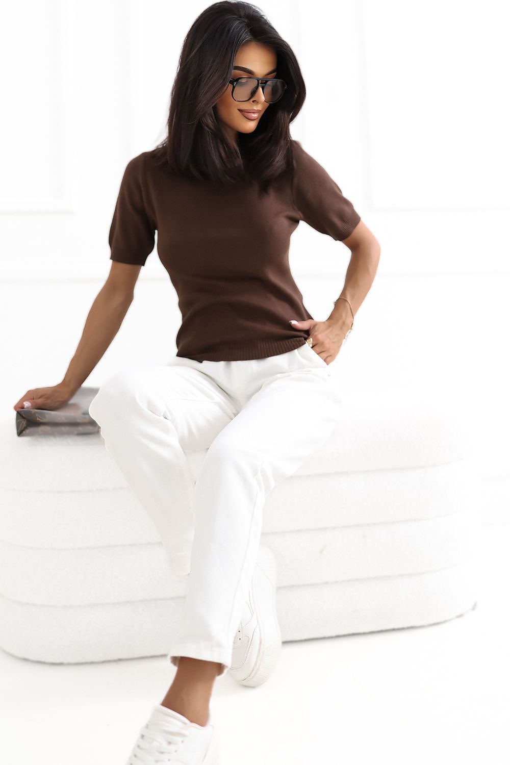 Short sleeve sweater model 232579 Factory Price