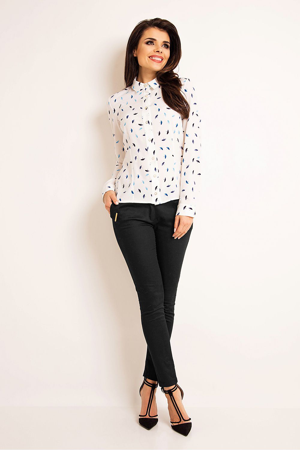 Long sleeve shirt model 80526 awama