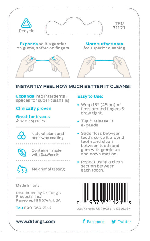 Dr. Tung's Smart Floss, Dental Floss (6x30YD )