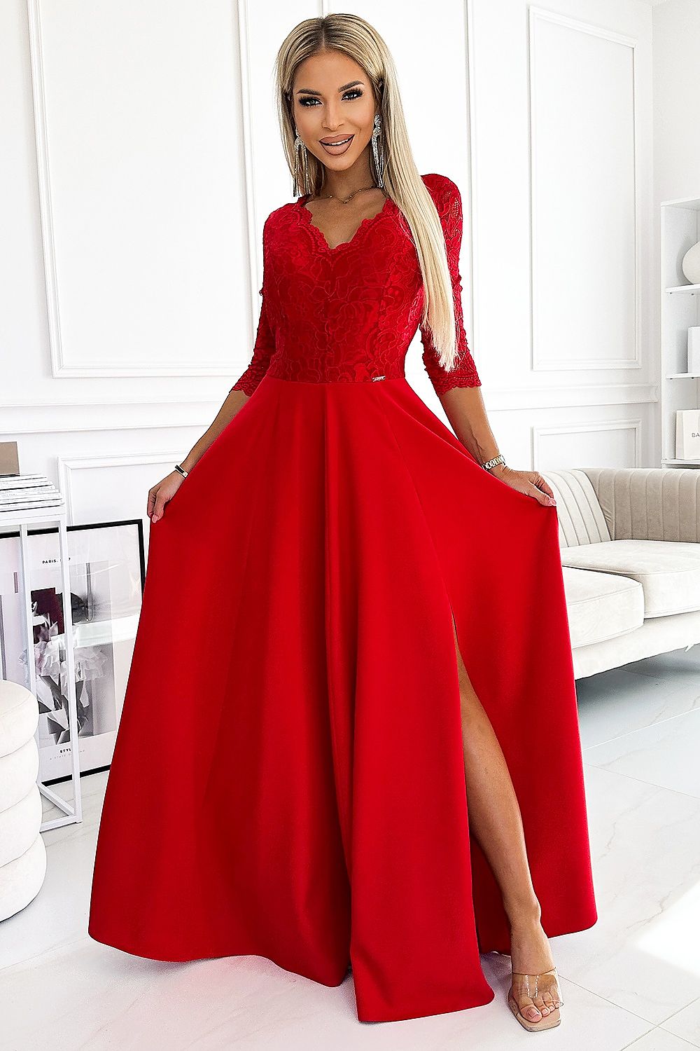  Long dress model 189086 Numoco 