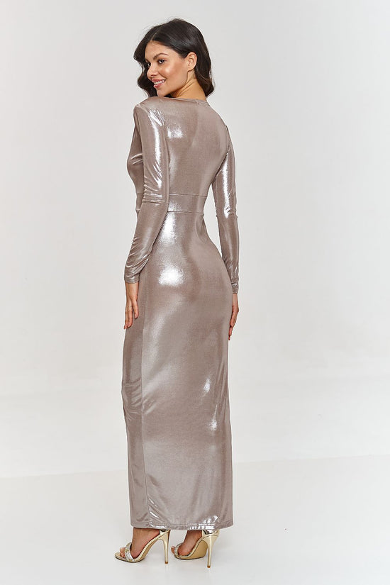  Long dress model 209578 Makadamia 