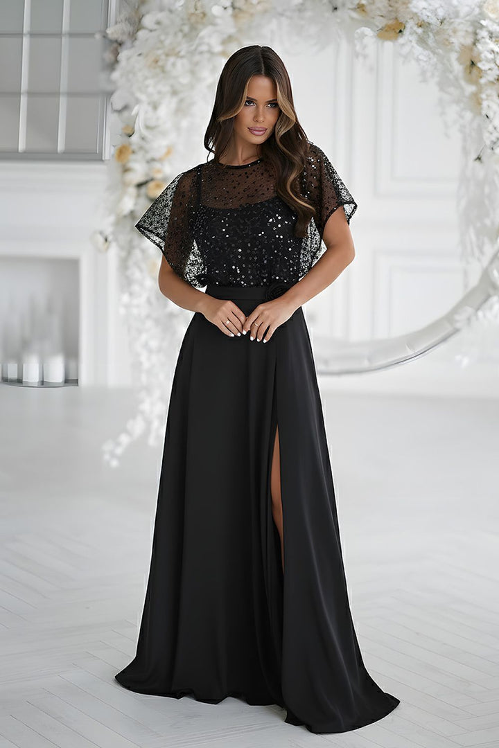  Long dress model 219685 Bicotone 