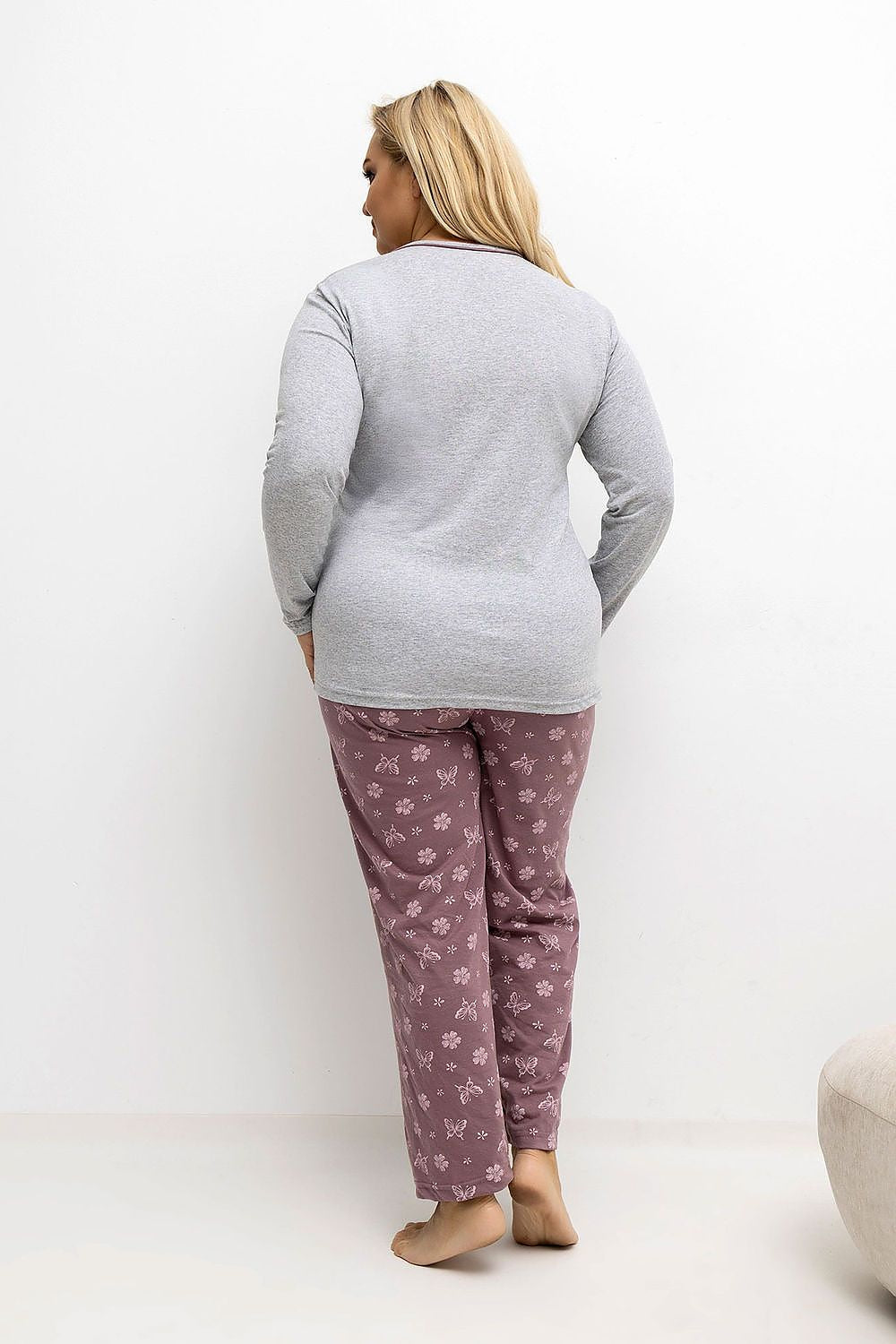  Plus Size Pajamas model 221187 Forever Pink 