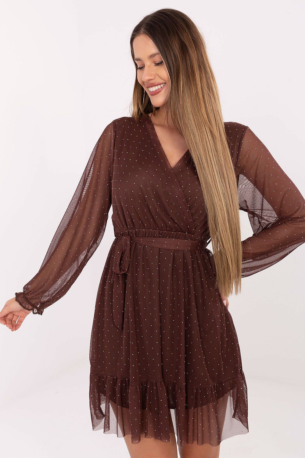  Short dress model 221587 Italy Moda 