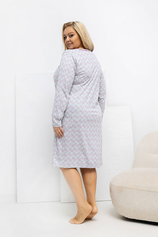  Plus Size Nightgown model 223309 Forever Pink 