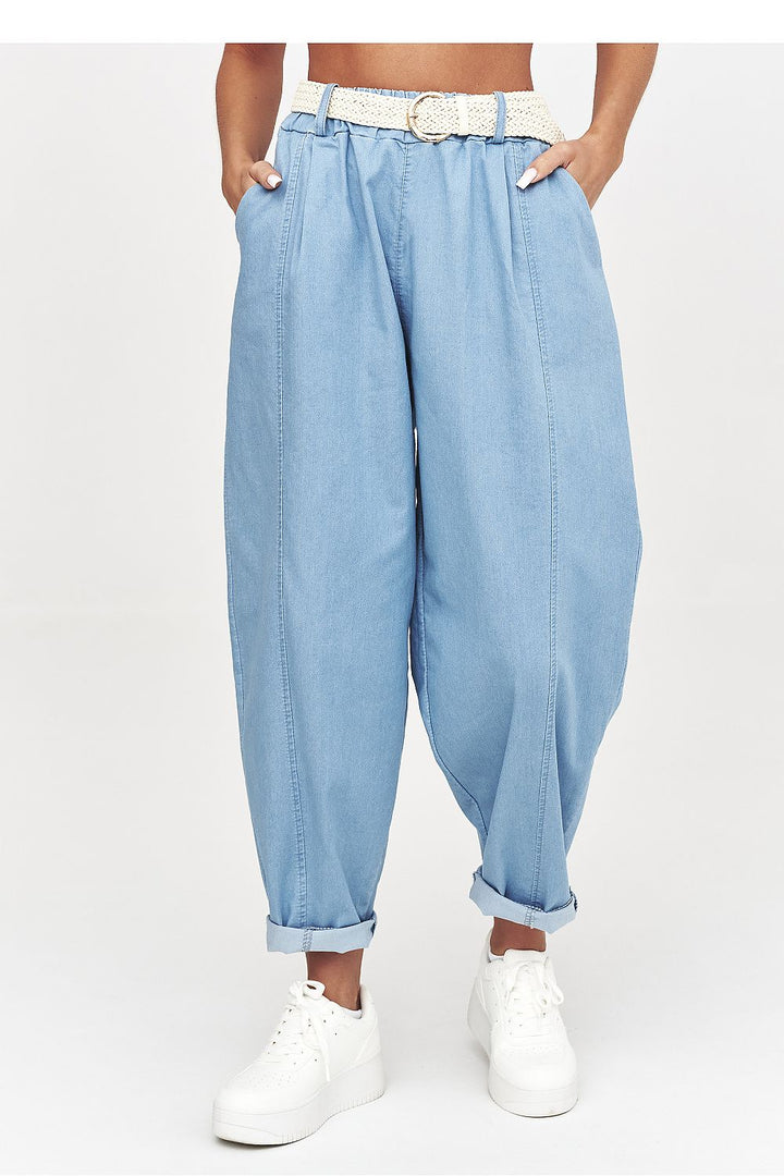  Women trousers model 228293 Makadamia 