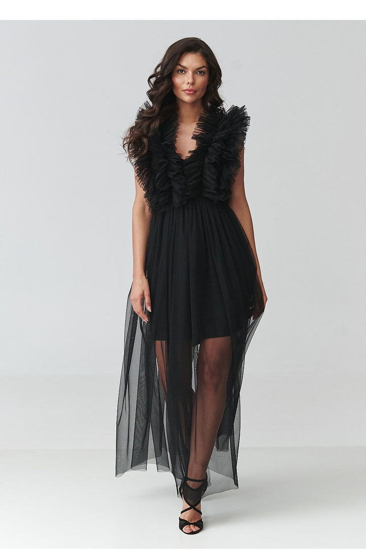  Evening dress model 228316 Makadamia 
