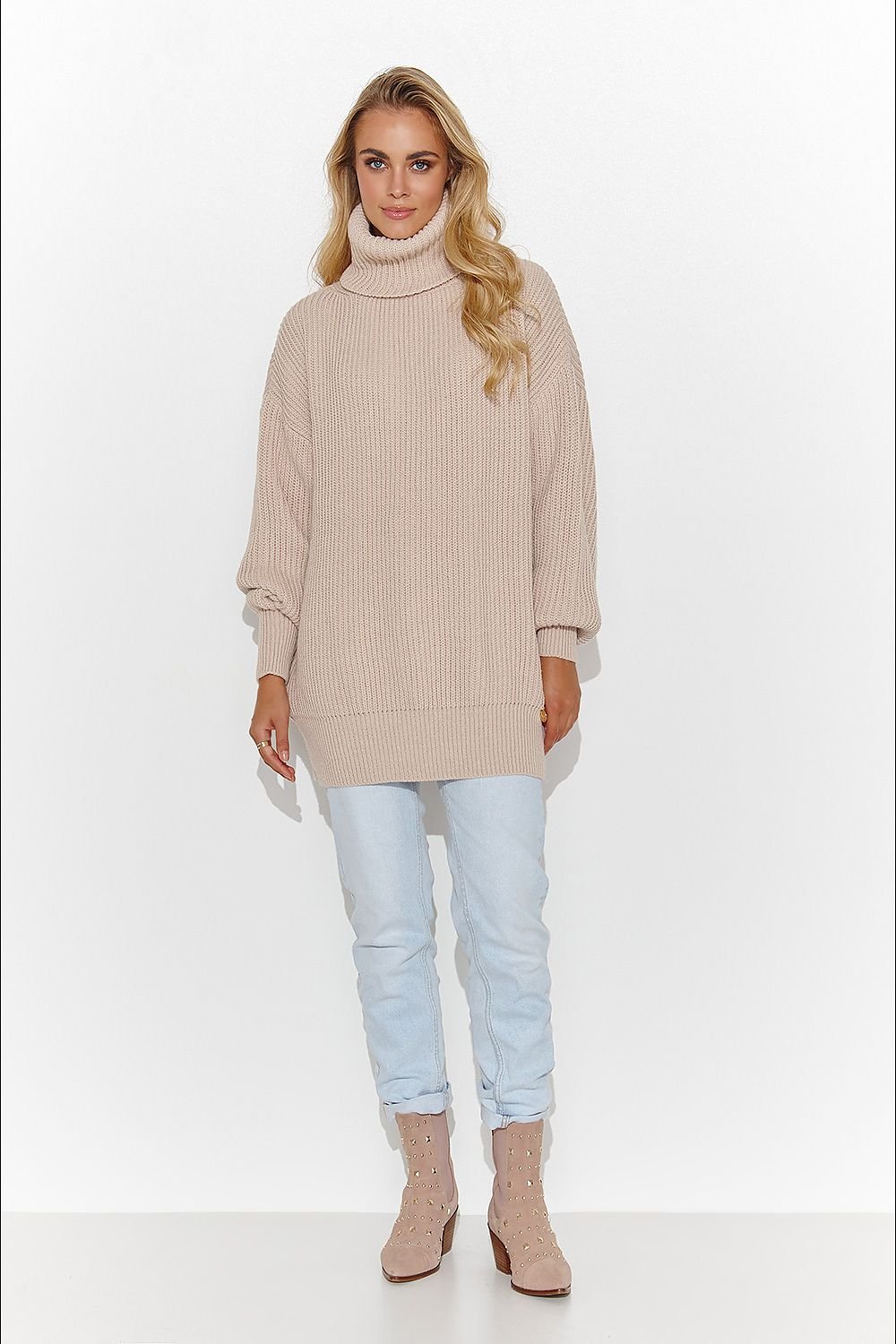 Turtleneck model 185214 Makadamia - GMS
