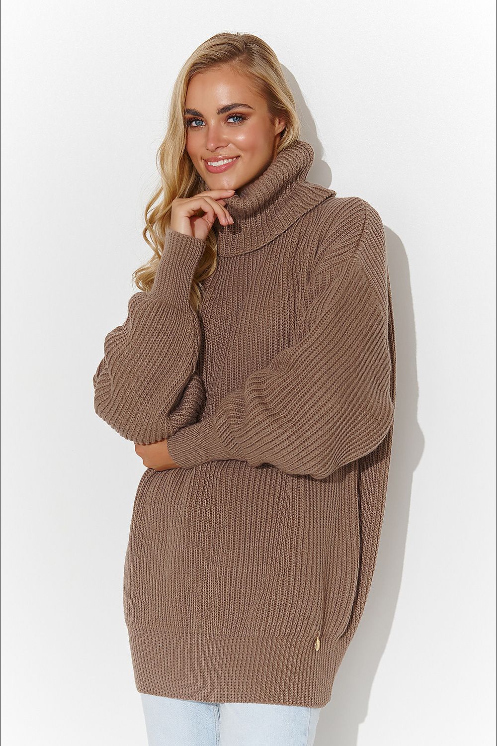 Turtleneck model 185214 Makadamia - GMS